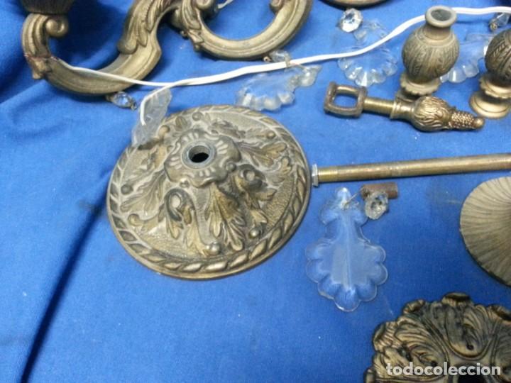 Antig&uuml;edades: DESPIECE DE ANTIGUA L&Aacute;MPARA DE TECHO - Foto 6