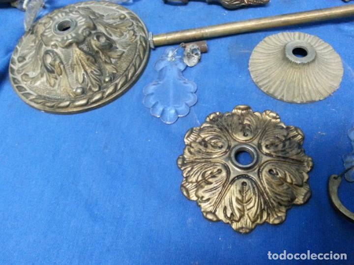Antig&uuml;edades: DESPIECE DE ANTIGUA L&Aacute;MPARA DE TECHO - Foto 7