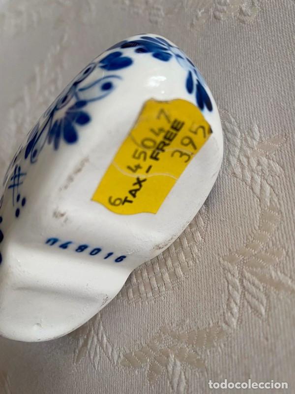Antigüedades: ¡SOLO RECOGIDA MADRID! Pequeño zueco de cerámica de Delft con número de serie - Espectacular estado - Foto 8 - 303632898