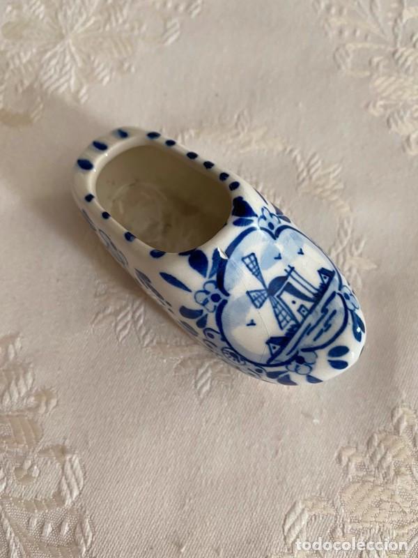 Antigüedades: ¡SOLO RECOGIDA MADRID! Pequeño zueco de cerámica de Delft con número de serie - Espectacular estado - Foto 9 - 303632898