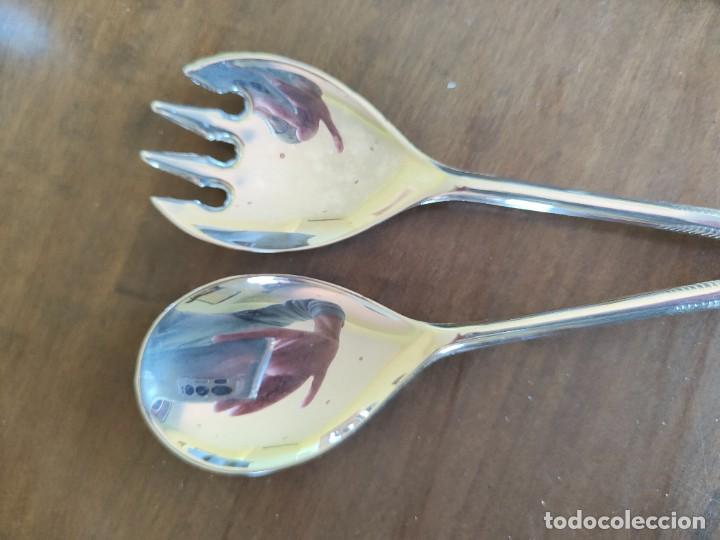 Antig&uuml;edades: JUEGO CUBIERTOS ENSALADA - Foto 3
