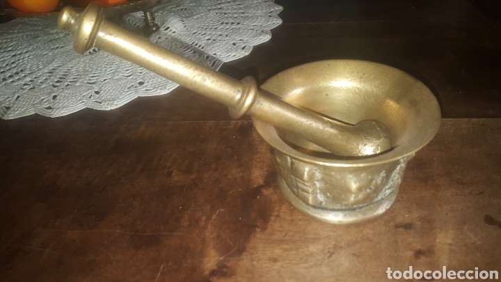 Antig&uuml;edades: Mortero de bronce - Foto 2
