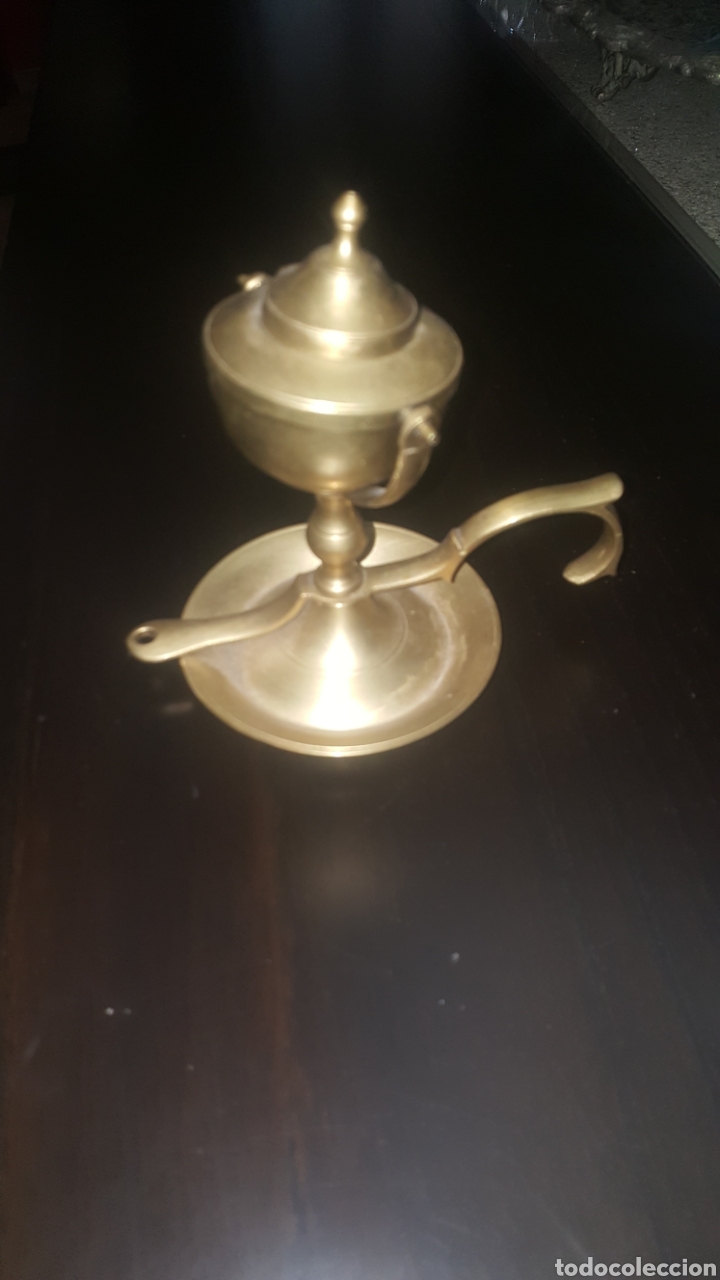 Antig&uuml;edades: capuchina para iluminar de pared y de mesa - Foto 1
