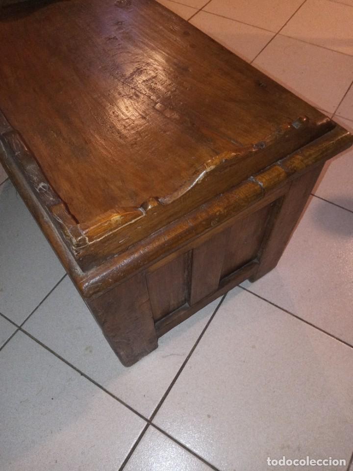 Antig&uuml;edades: MESITA BAJA DE ROBLE. - Foto 5