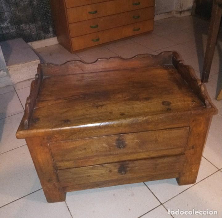 Antig&uuml;edades: MESITA BAJA DE ROBLE. - Foto 7