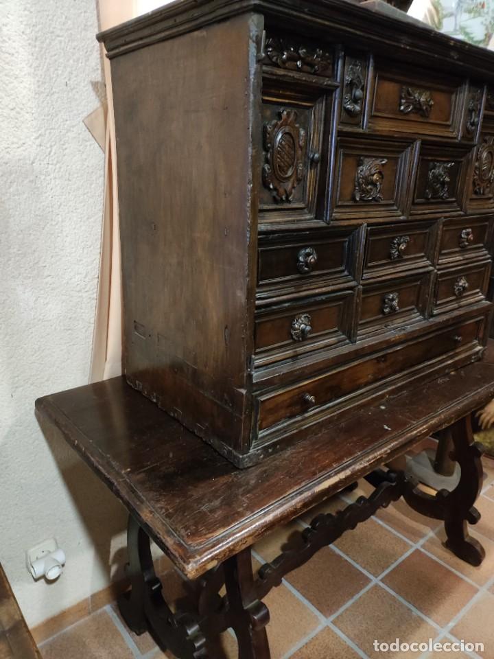 Antig&uuml;edades: Bargue&ntilde;o Con mesa patas de lira - Foto 2