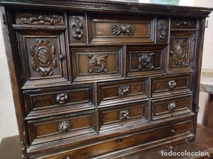 Antig&uuml;edades: Bargue&ntilde;o Con mesa patas de lira - Foto 3