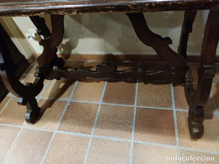 Antig&uuml;edades: Bargue&ntilde;o Con mesa patas de lira - Foto 8