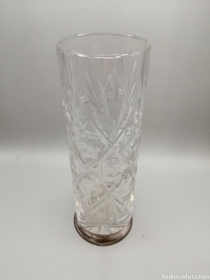 Antig&uuml;edades: Jarr&oacute;n Cristal Bohemia y plata de ley - Foto 2