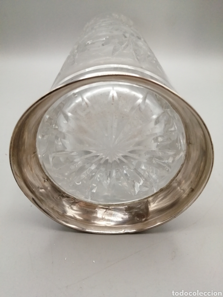 Antig&uuml;edades: Jarr&oacute;n Cristal Bohemia y plata de ley - Foto 3