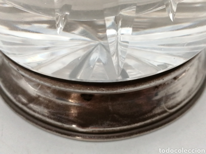 Antig&uuml;edades: Jarr&oacute;n Cristal Bohemia y plata de ley - Foto 8