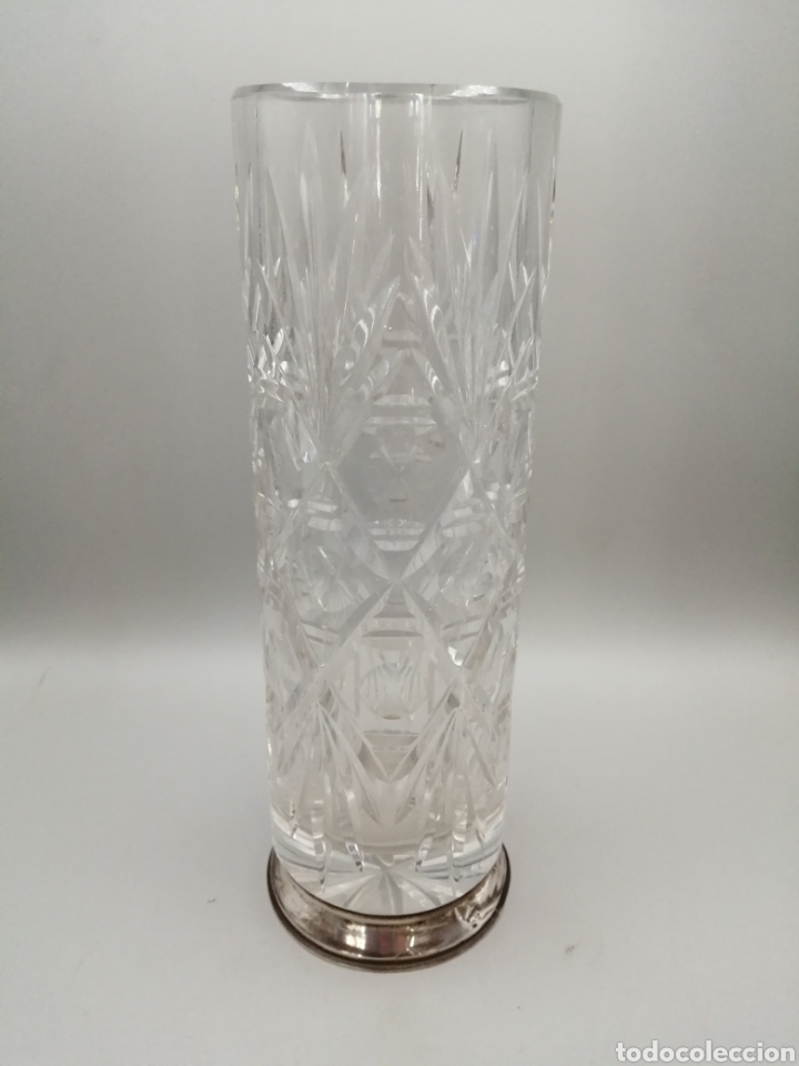 Antig&uuml;edades: Jarr&oacute;n Cristal Bohemia y plata de ley - Foto 1