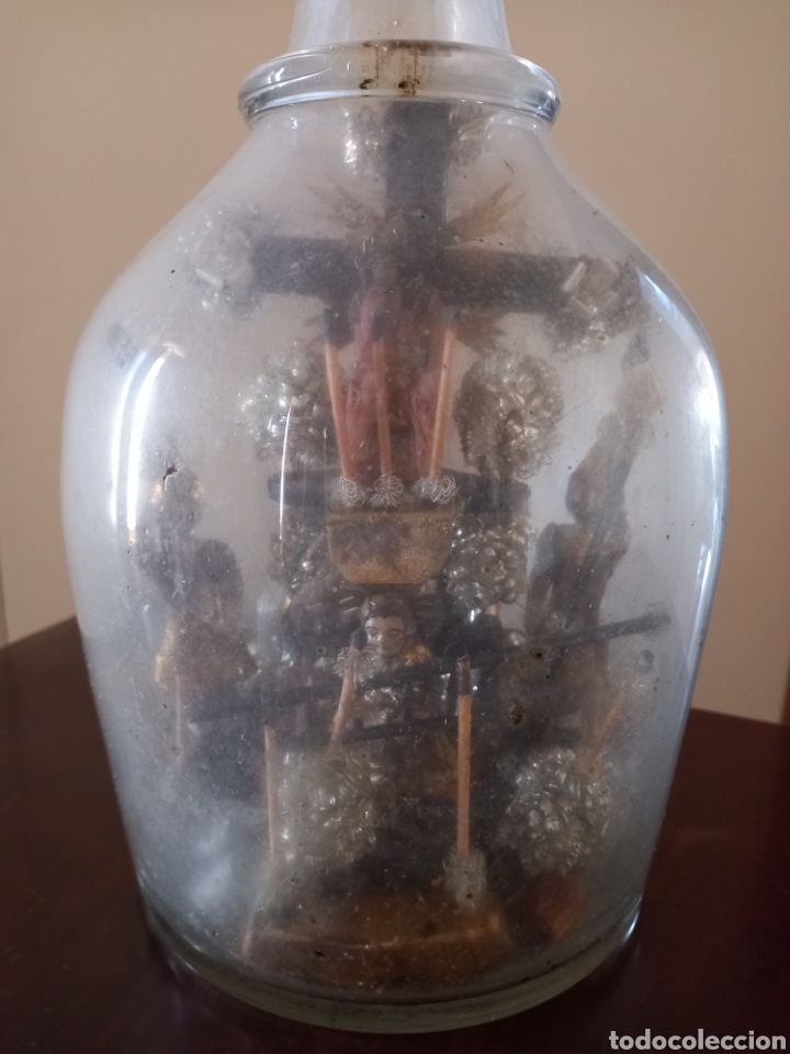 Antig&uuml;edades: Calvario en botella de la Granja - Foto 2