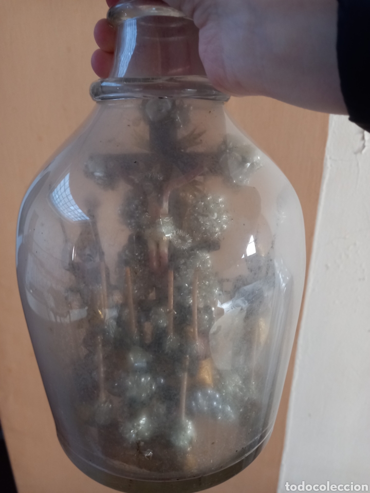 Antig&uuml;edades: Calvario en botella de la Granja - Foto 3