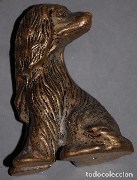 Antig&uuml;edades: ANTIGUA FIGURA DE BRONCE PERRO COCKER - Foto 2