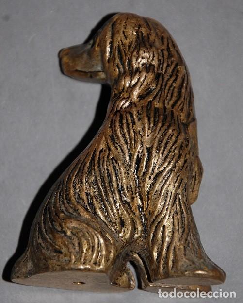 Antig&uuml;edades: ANTIGUA FIGURA DE BRONCE PERRO COCKER - Foto 3