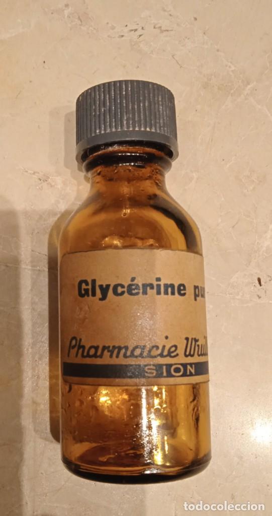 Antig&uuml;edades: Frasco de glicerina antiguo - Foto 3