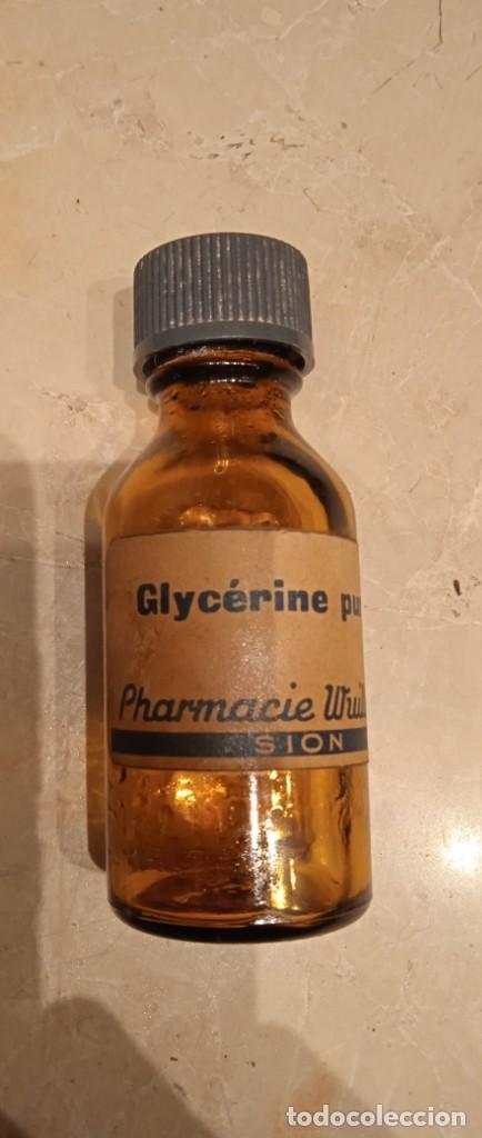 Antig&uuml;edades: Frasco de glicerina antiguo - Foto 2