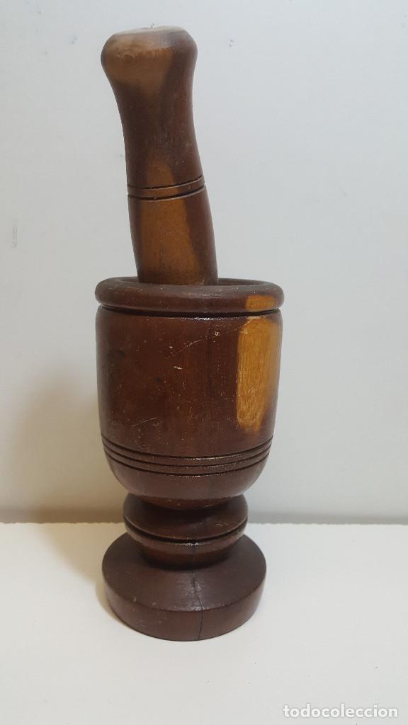 Antig&uuml;edades: ANTIGUO MORTERO DE MADERA - Foto 4