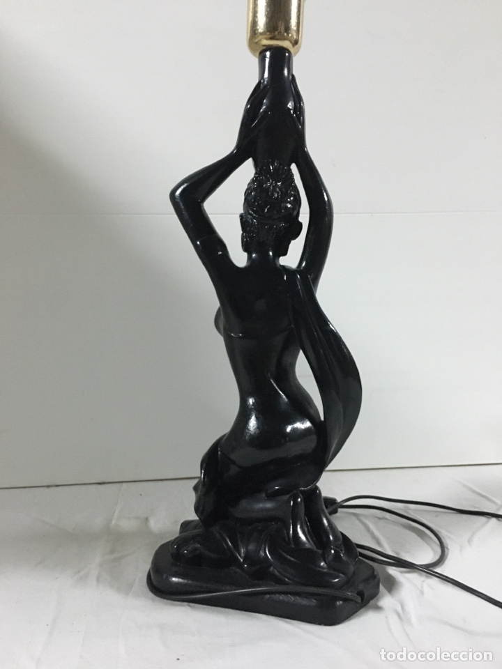 Antig&uuml;edades: Lampara forma de mujer con cantaro - Foto 6
