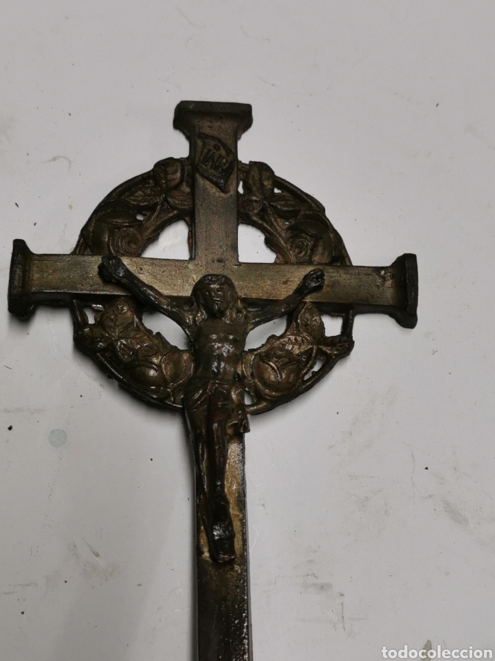Antig&uuml;edades: Cruz de sobremesa - Foto 5