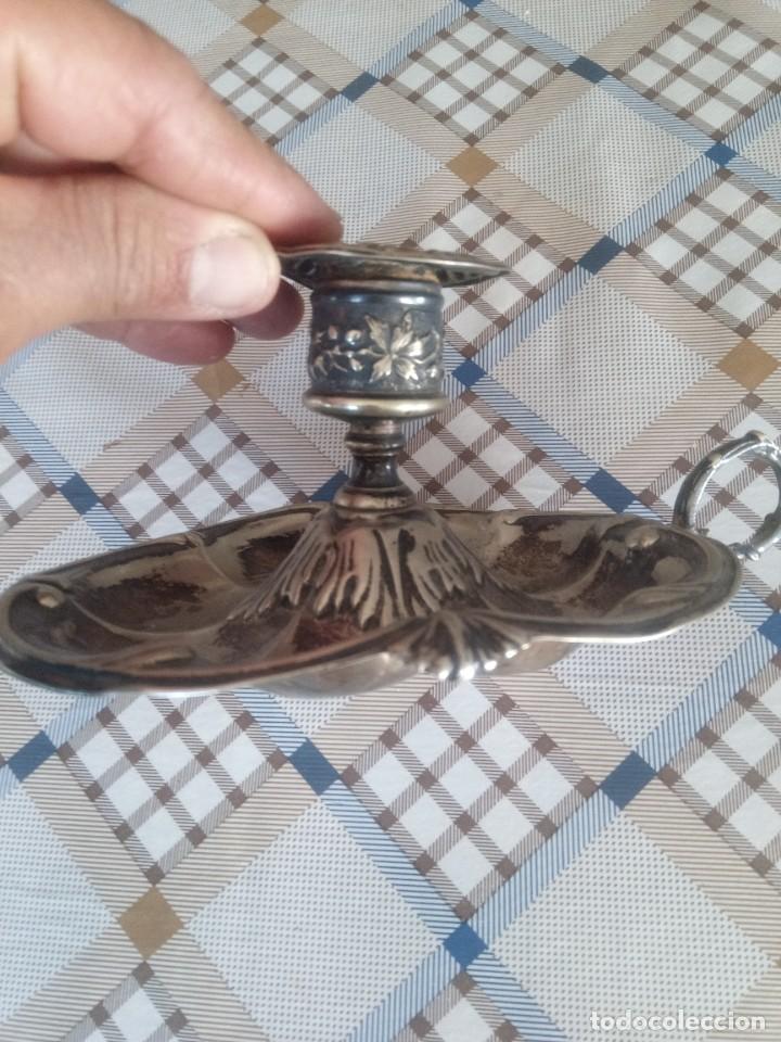 Antig&uuml;edades: Candil antiguo plata Meneses - Foto 1