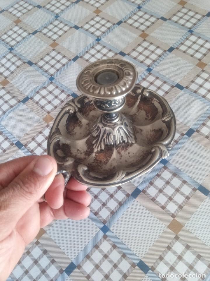 Antig&uuml;edades: Candil antiguo plata Meneses - Foto 2