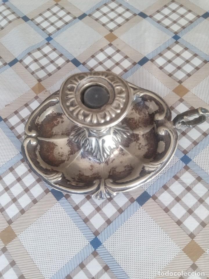 Antig&uuml;edades: Candil antiguo plata Meneses - Foto 3