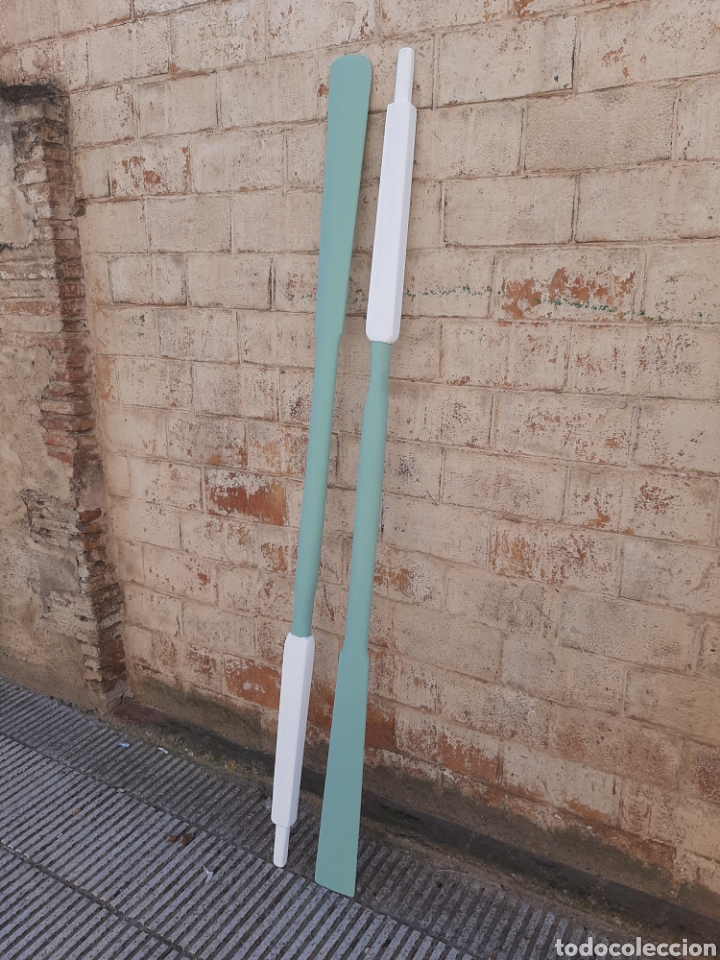 Antig&uuml;edades: Remos antiguos t&iacute;picos barca Costa Brava - Foto 2