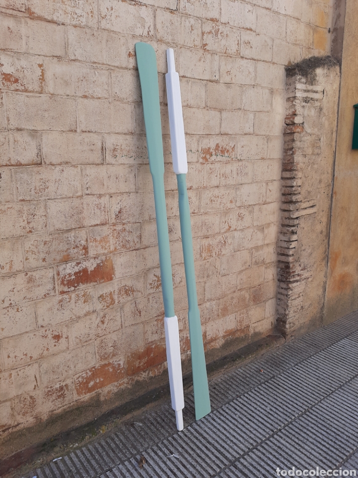 Antig&uuml;edades: Remos antiguos t&iacute;picos barca Costa Brava - Foto 3