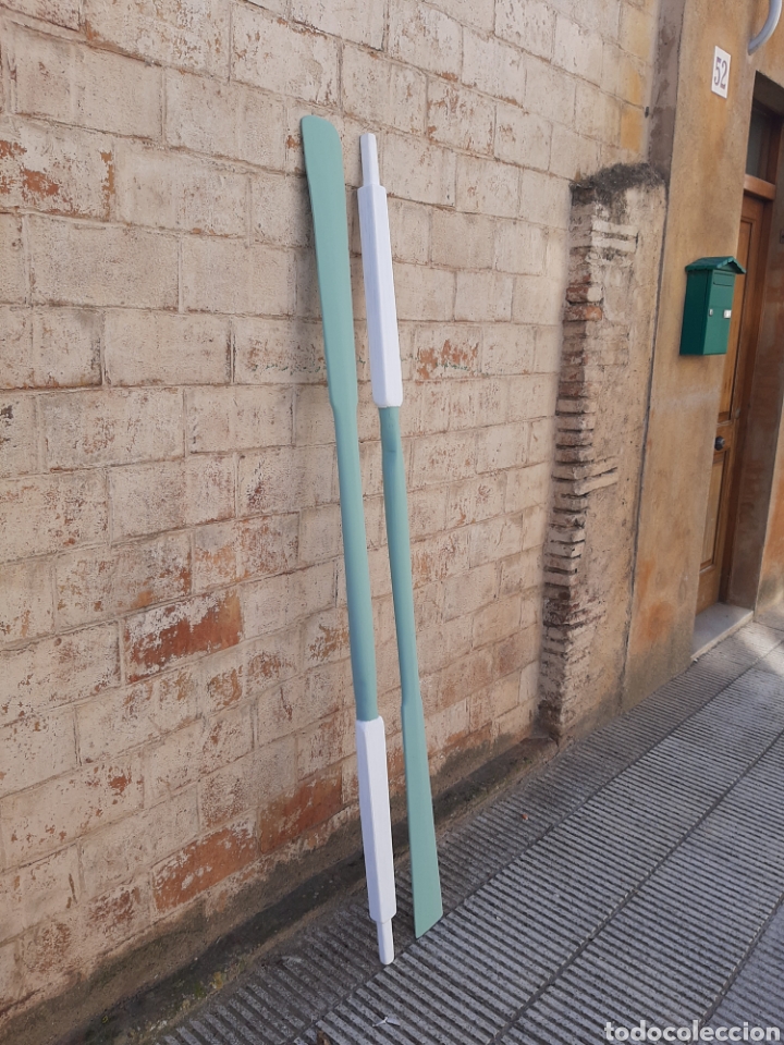 Antig&uuml;edades: Remos antiguos t&iacute;picos barca Costa Brava - Foto 8