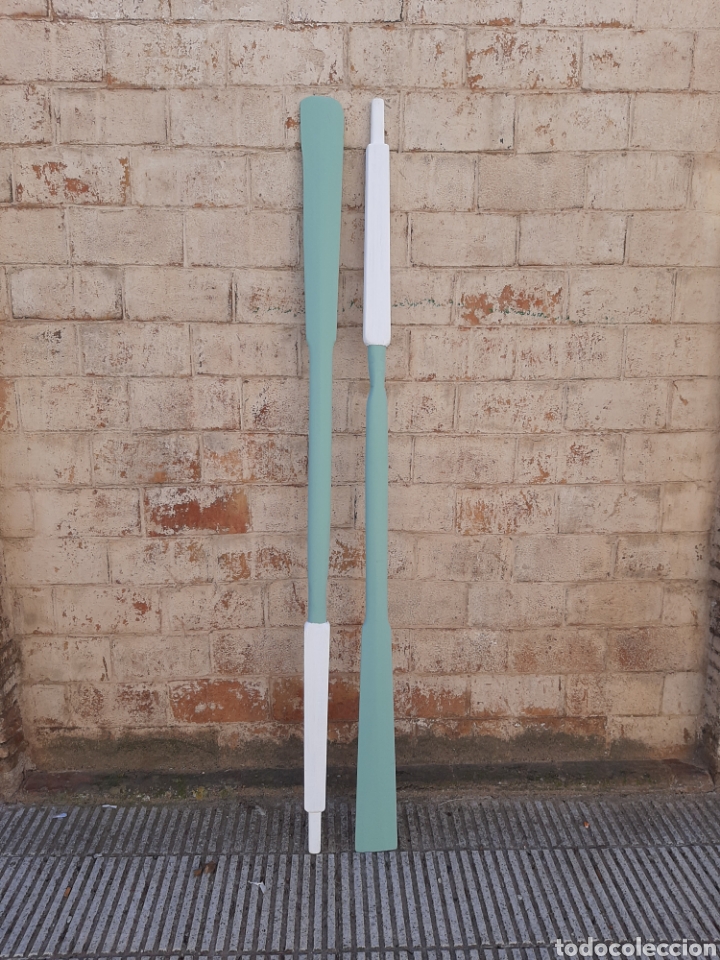 Antig&uuml;edades: Remos antiguos t&iacute;picos barca Costa Brava - Foto 1