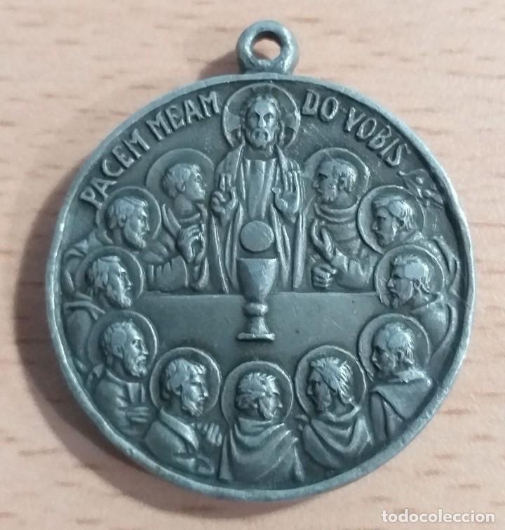Antig&uuml;edades: MEDALLA CONGRESO EUCAR&Iacute;STICO EN BARCELONA 1952 - Foto 2