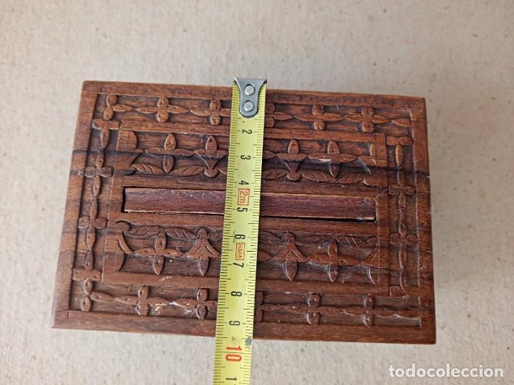Antig&uuml;edades: CAJA DE MADERA ANTIGUA. ( NO SE ABRIR. ) - Foto 19