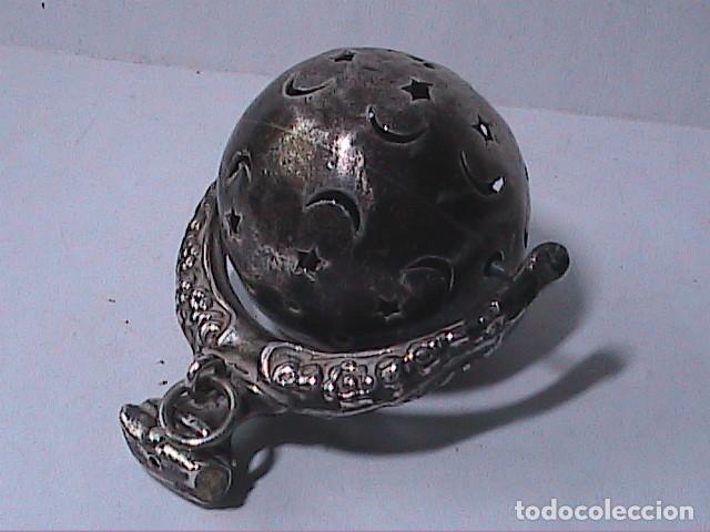 Antig&uuml;edades: ANTIGUO SONAJERO EN PLATA. FINALES S. XIX. - Foto 8