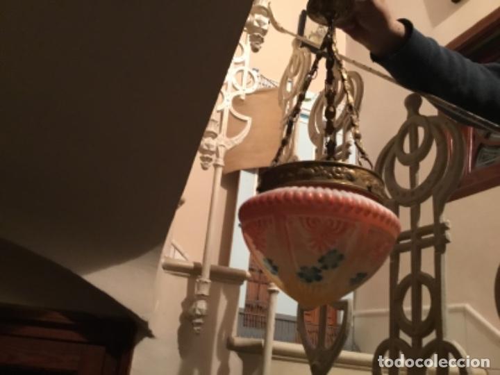 Antig&uuml;edades: Bell&iacute;simo farol ardeco - Foto 3
