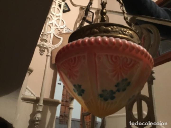 Antig&uuml;edades: Bell&iacute;simo farol ardeco - Foto 5