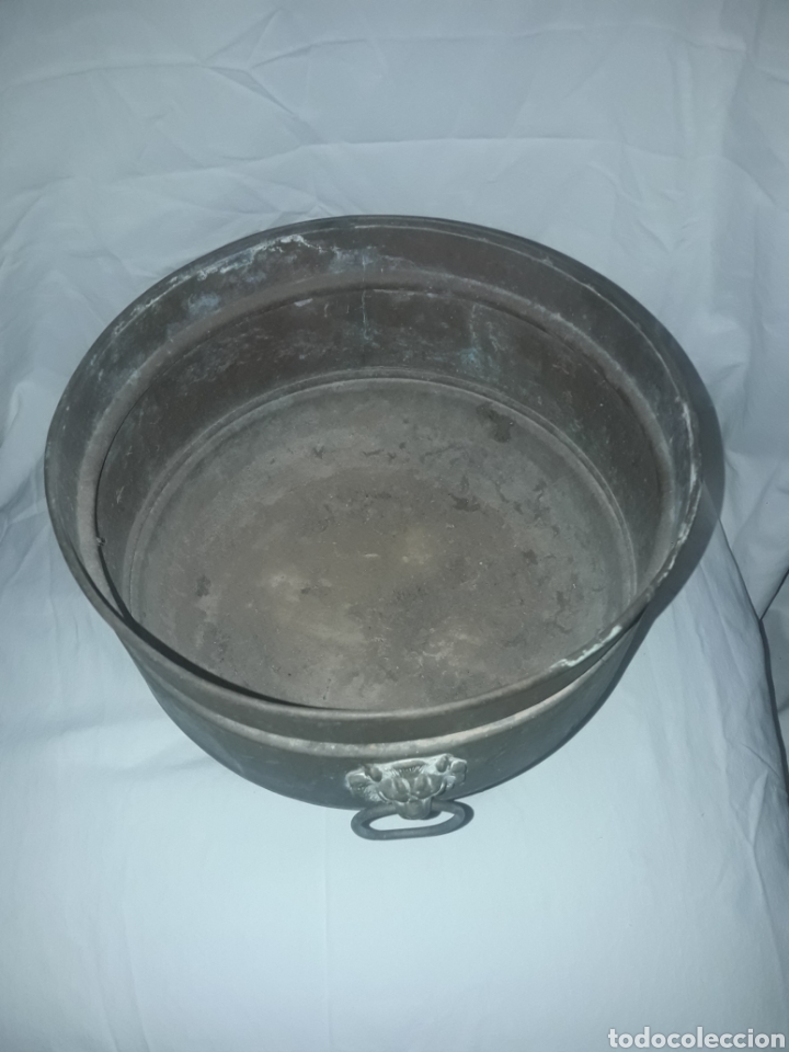 Antig&uuml;edades: Cuenco o frutero bronce - Foto 2