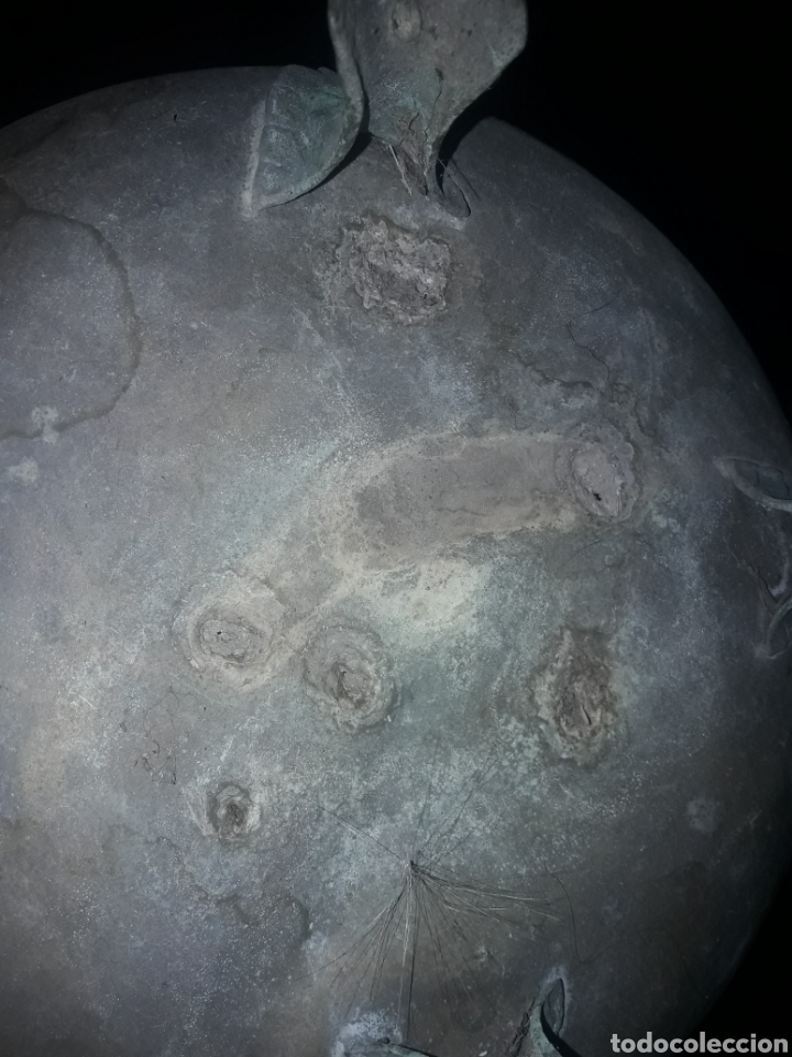 Antig&uuml;edades: Cuenco o frutero bronce - Foto 3