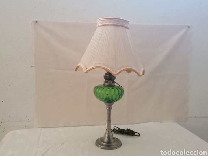 Antig&uuml;edades: L&aacute;mpara quinque antigua - Foto 2