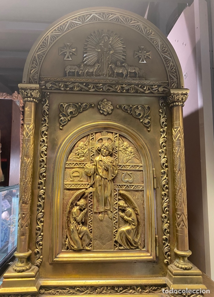 Antig&uuml;edades: Magnifico Sagrario de bronce - Foto 1