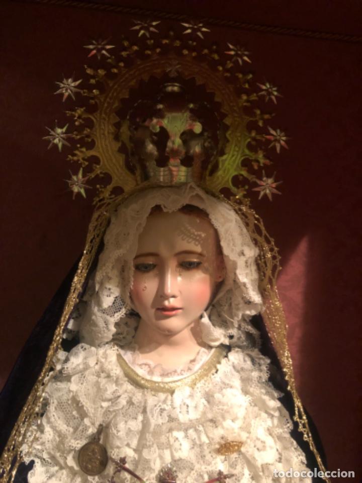 Antig&uuml;edades: Virgen vestida y urna de Cristal - Foto 2