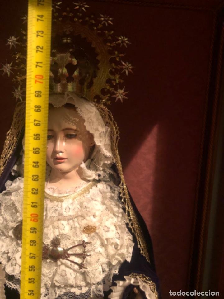 Antig&uuml;edades: Virgen vestida y urna de Cristal - Foto 11