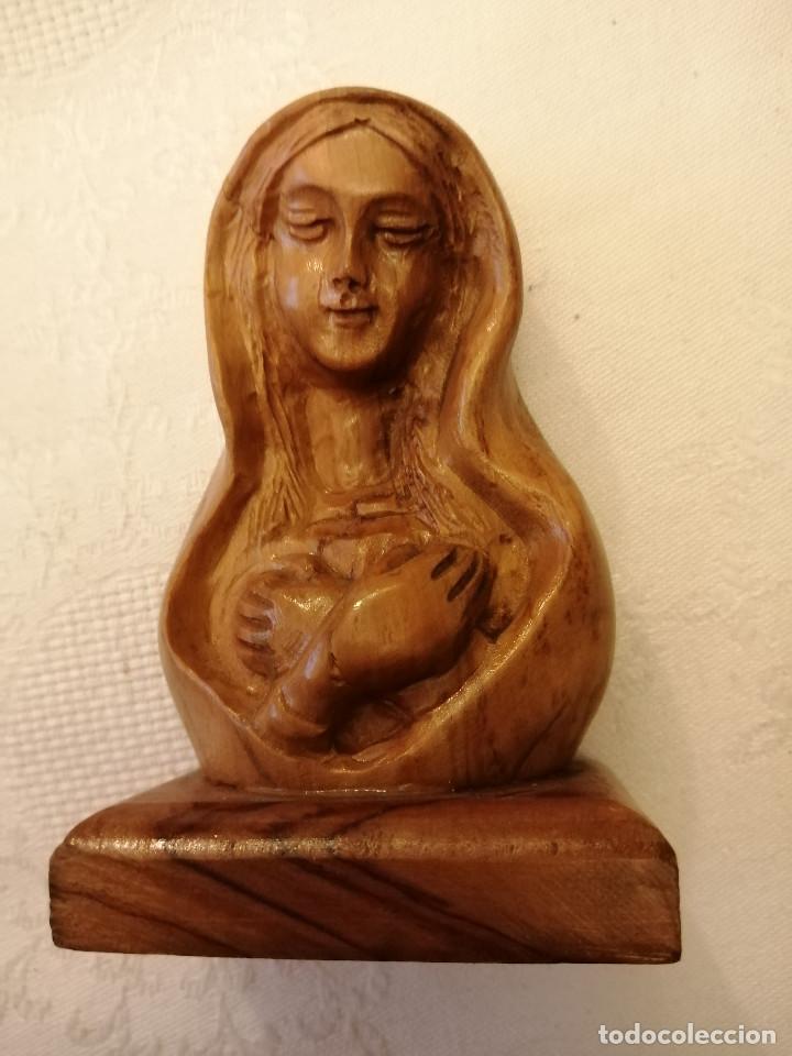 Antig&uuml;edades: TALLA DE MADERA DE LA VIRGEN - Foto 1