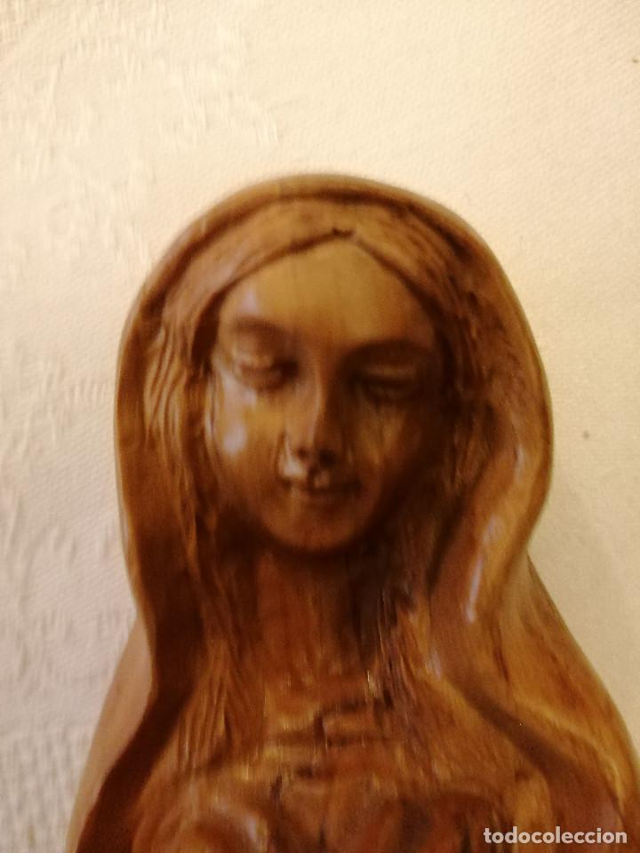 Antig&uuml;edades: TALLA DE MADERA DE LA VIRGEN - Foto 2