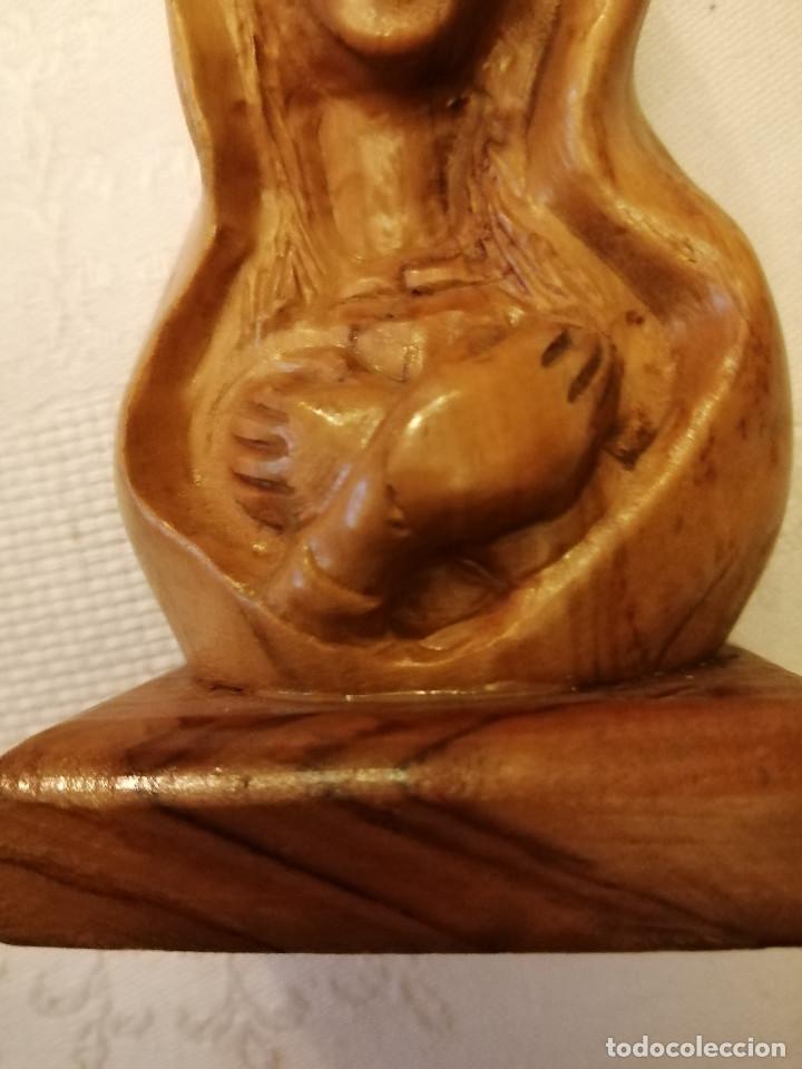 Antig&uuml;edades: TALLA DE MADERA DE LA VIRGEN - Foto 3