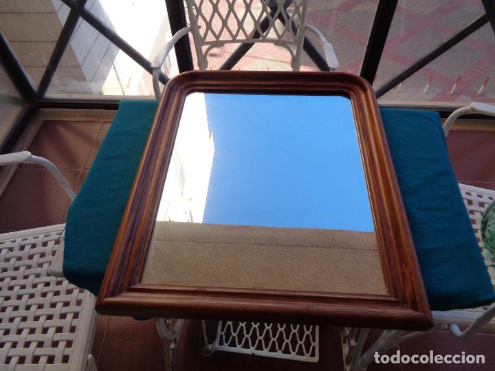 Antig&uuml;edades: ANTIGUO MARCO CON ESPEJO, S XIX - Foto 1
