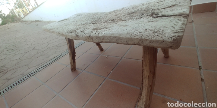Antig&uuml;edades: Banqueta r&uacute;stica antigua - Foto 2