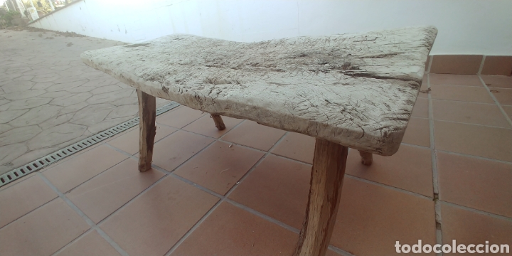 Antig&uuml;edades: Banqueta r&uacute;stica antigua - Foto 1