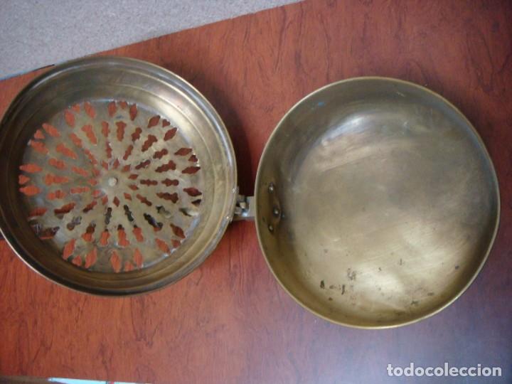 Antig&uuml;edades: CALIENTA CAMAS ANTIGUO EN LATON -(&) - Foto 2